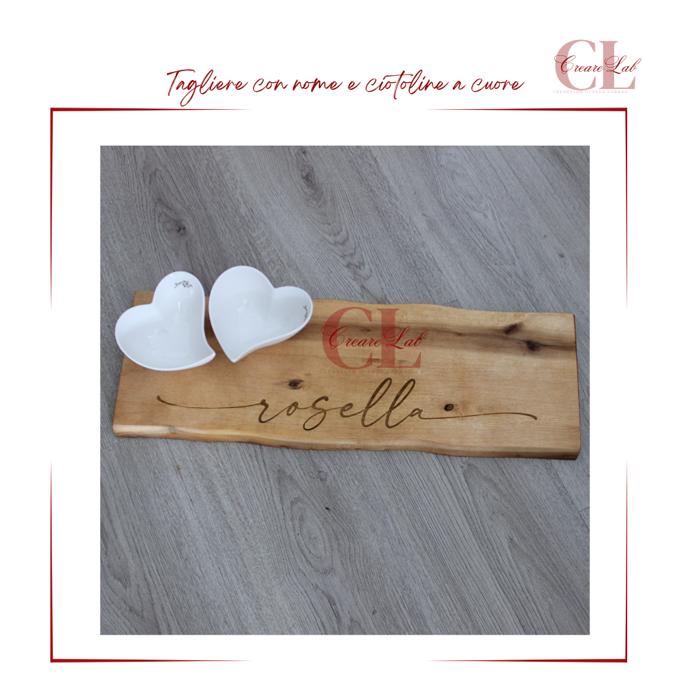 Tagliere personalizzato nome o nomi