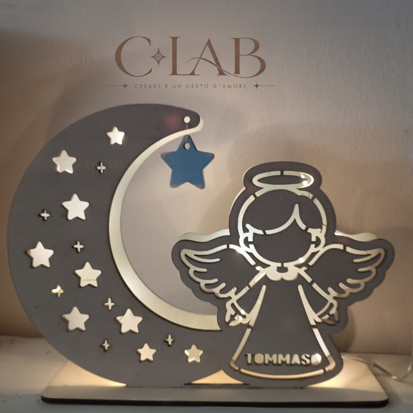 Lampada Angelo Personalizzato