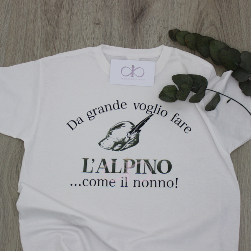 ALPINO DA GRANDE VARIE OPZIONI: NONNO, PAPA', MAMMA o GENITORI