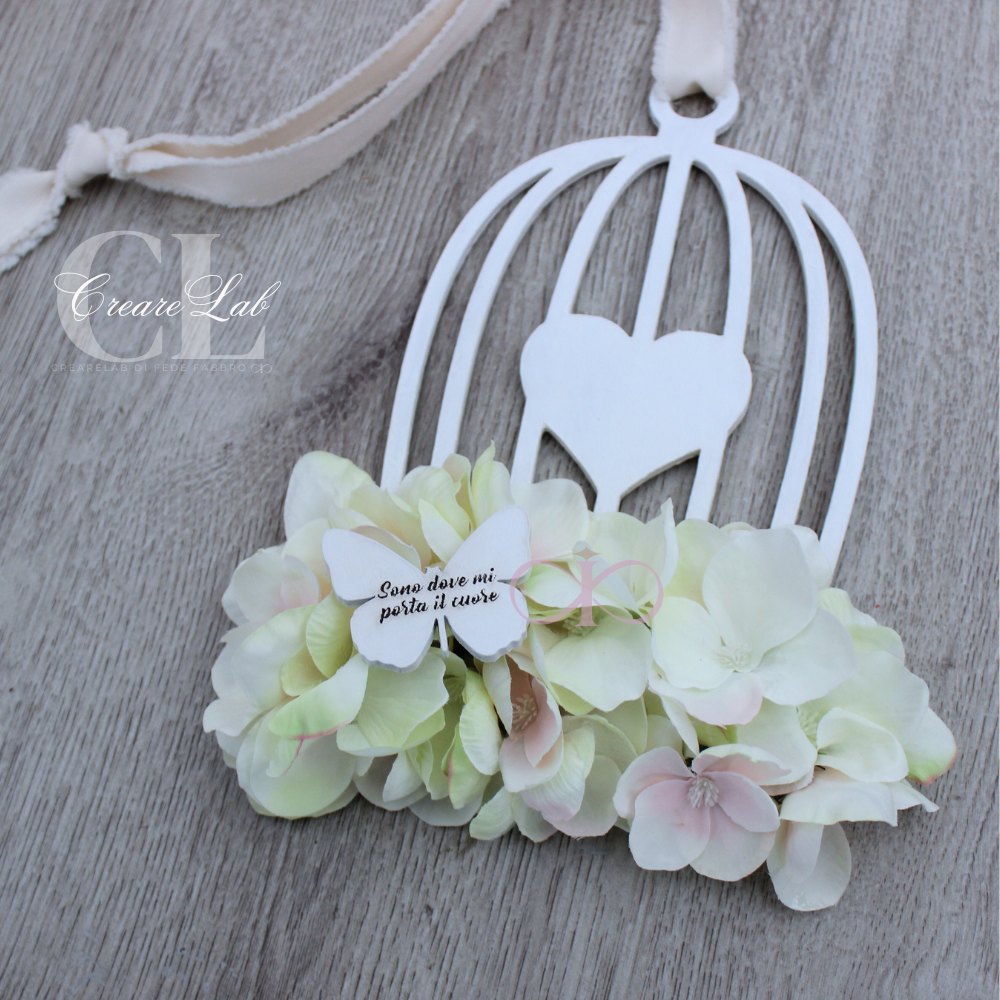 Fuoriporta Gabbia floreale