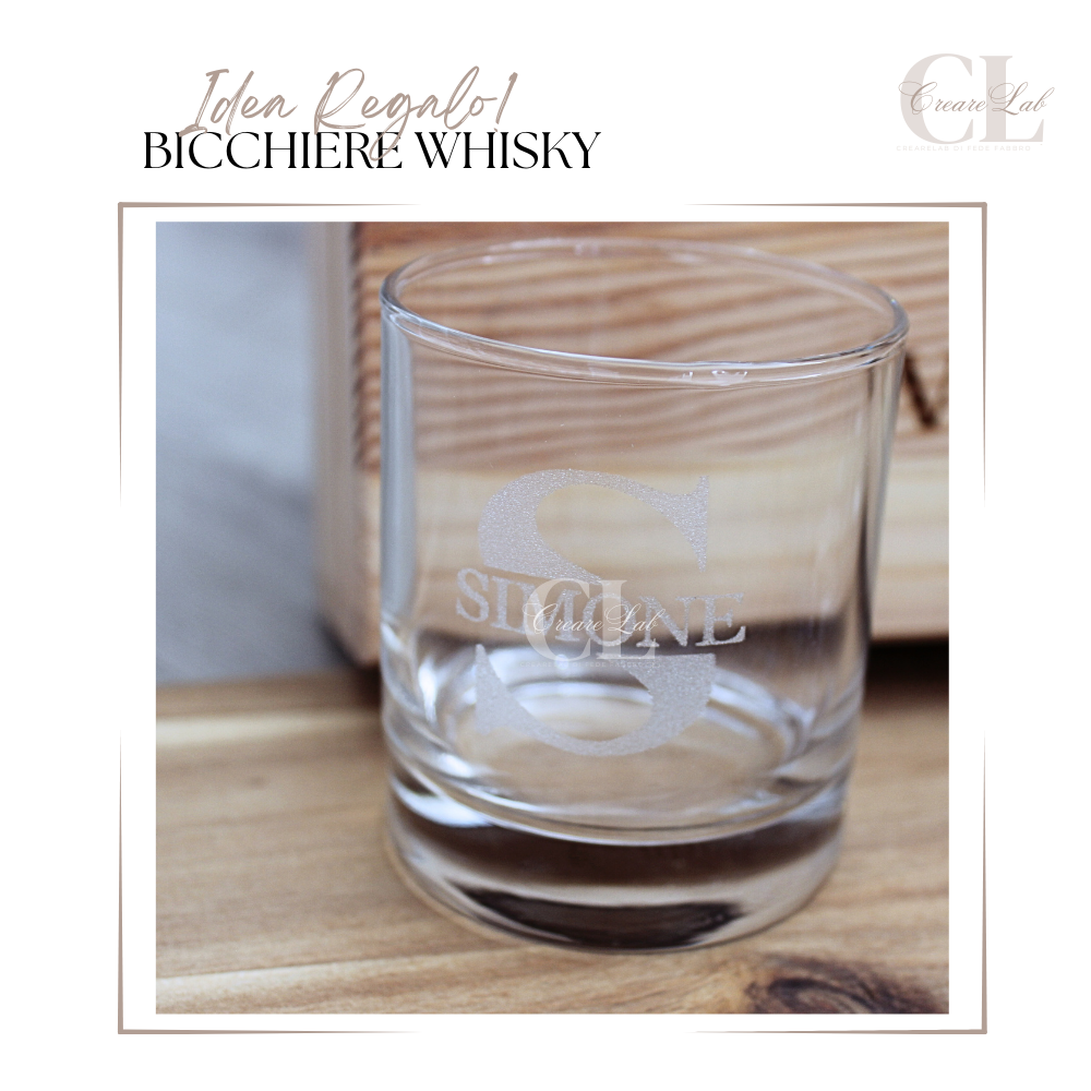Bicchiere da Whisky personalizzato con nome