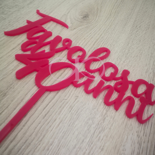 Cake topper favolosa/o con età