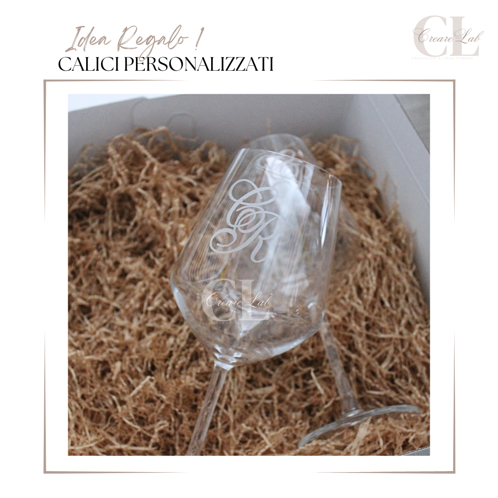 Scatola con calici personalizzati