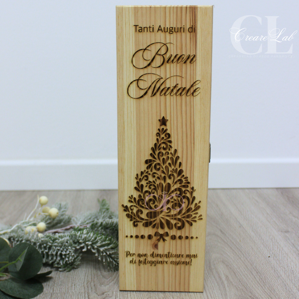Cassetta Porta Vino in Legno Personalizzata