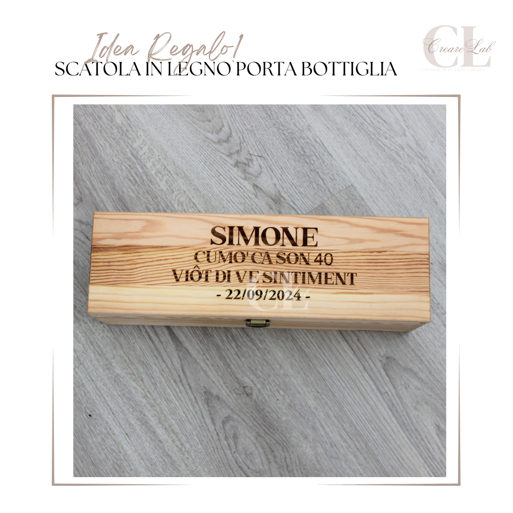 Cassettina da vino personalizzato