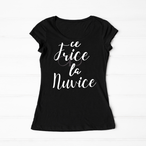 MAGLIETTA BIANCO O NERO CE FRICE LA NUVICE VARI COLORI