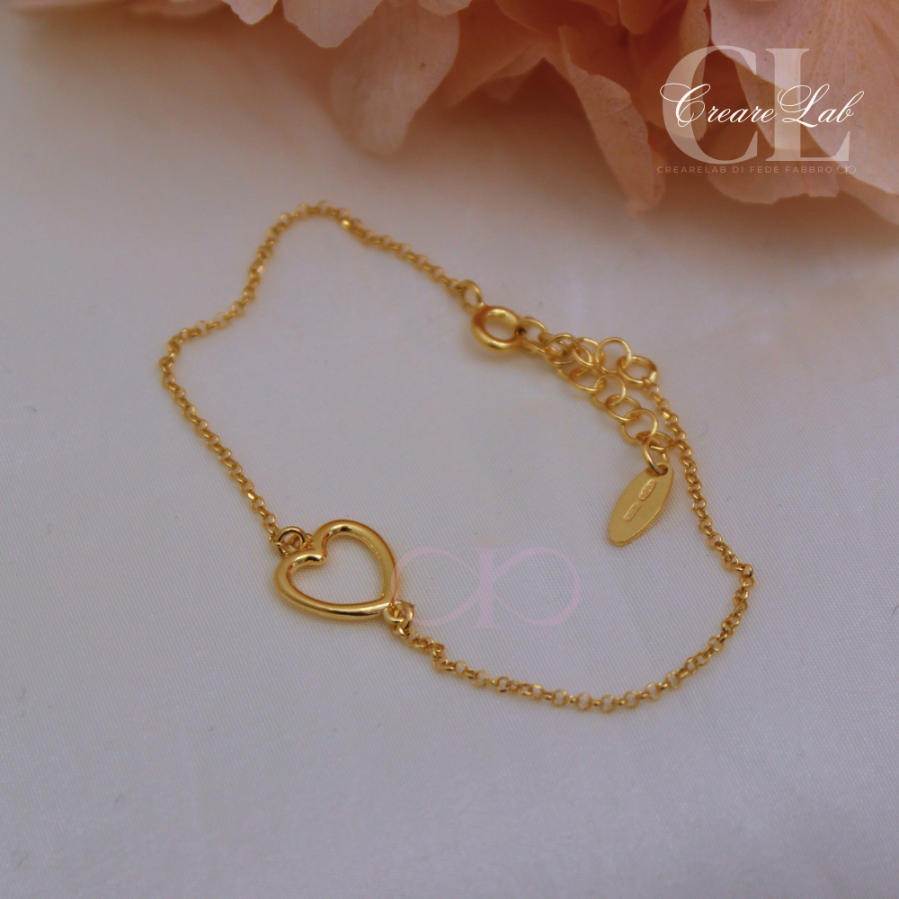 Bracciale cul cûr in man