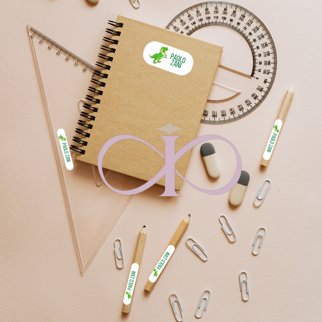 Etichette scuola bambino