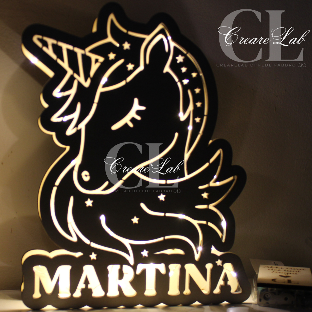 Lampada Unicorno