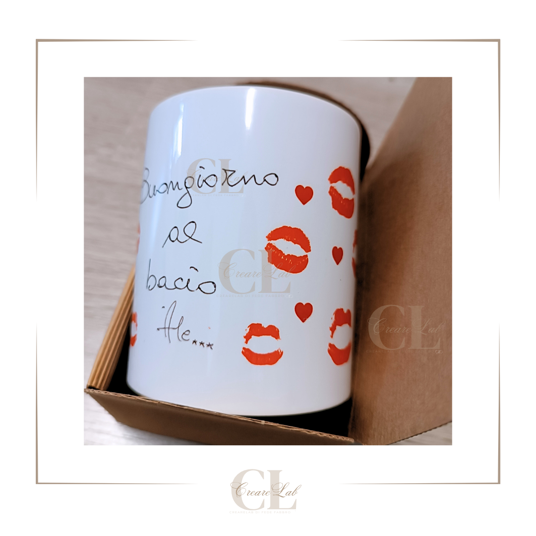 Tazza "Buongiorno al bacio"