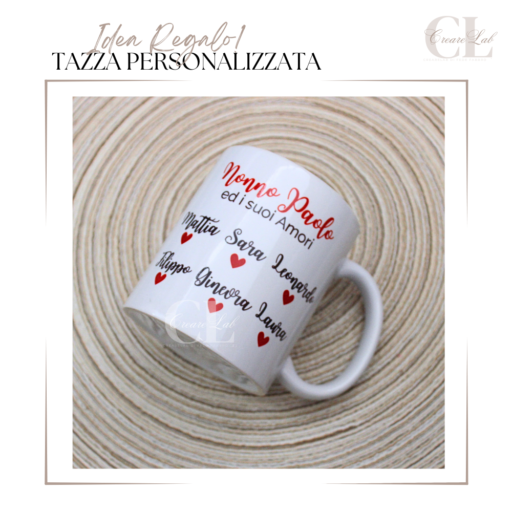 Tazza personalizzata amori dei nonni