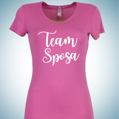 MAGLIETTA ROSA TEAM SPOSA VARI COLORI