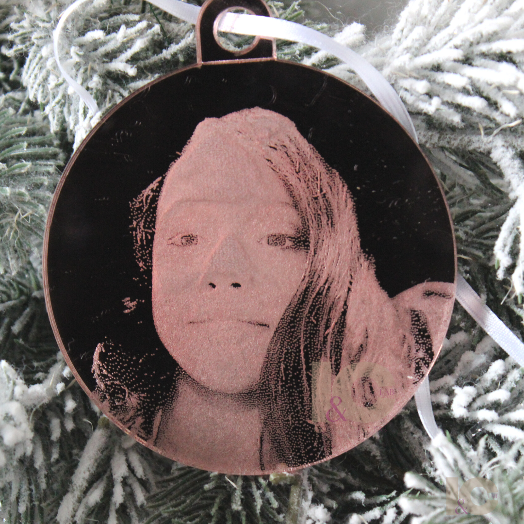 SFERA IN PLEXIGLASS CON FOTO 12 CM