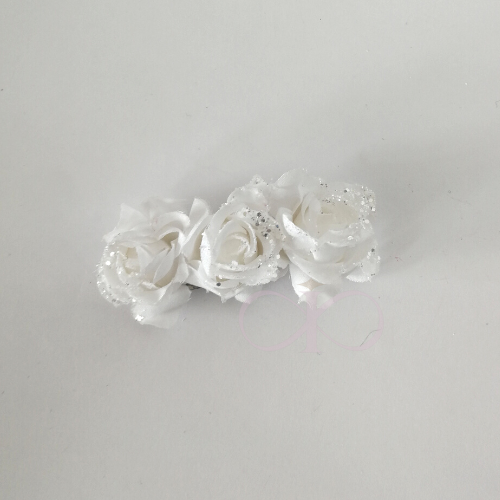 CLIP CON ROSE GLITTERATE