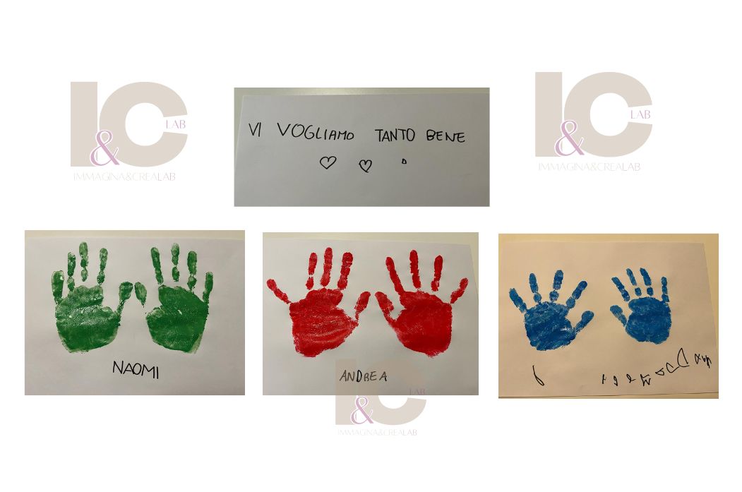 QUADRO IN LEGNO MANI LE TUE IMPRONTE