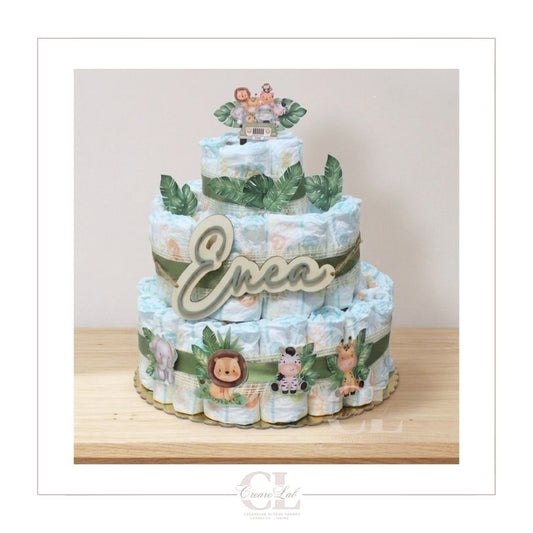 Torta di Pannolini Savana