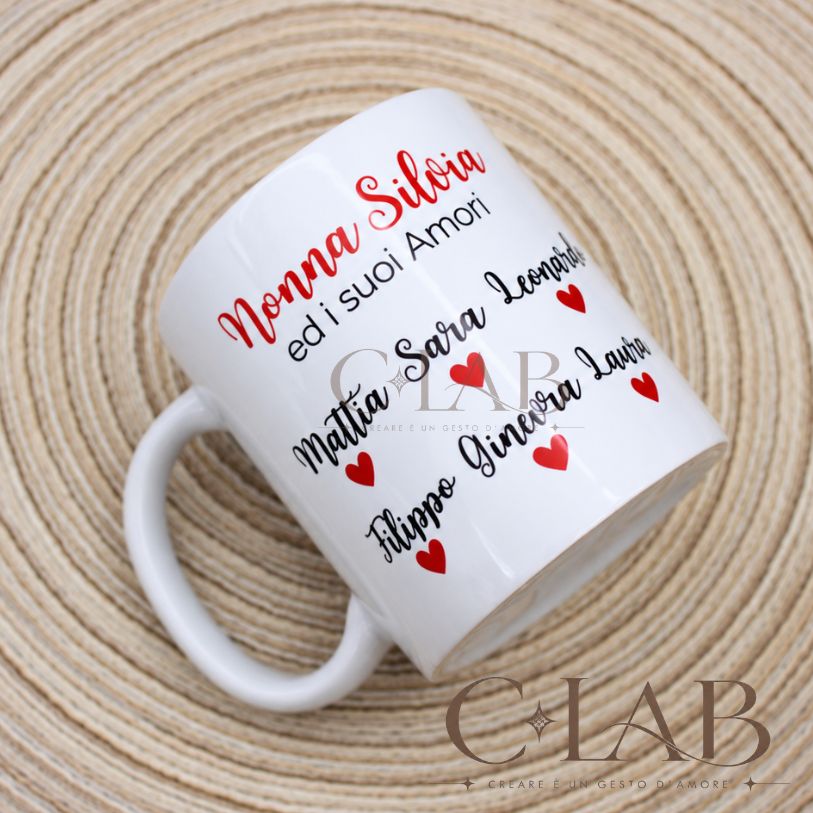 Tazza personalizzata amori dei nonni