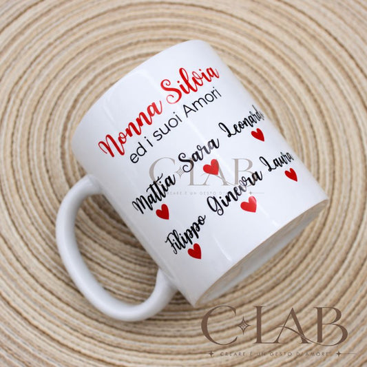 Tazza personalizzata amori dei nonni