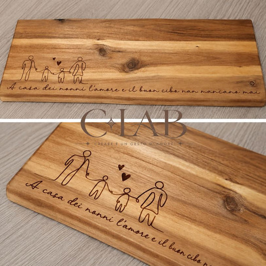 Tagliere personalizzato Nonni