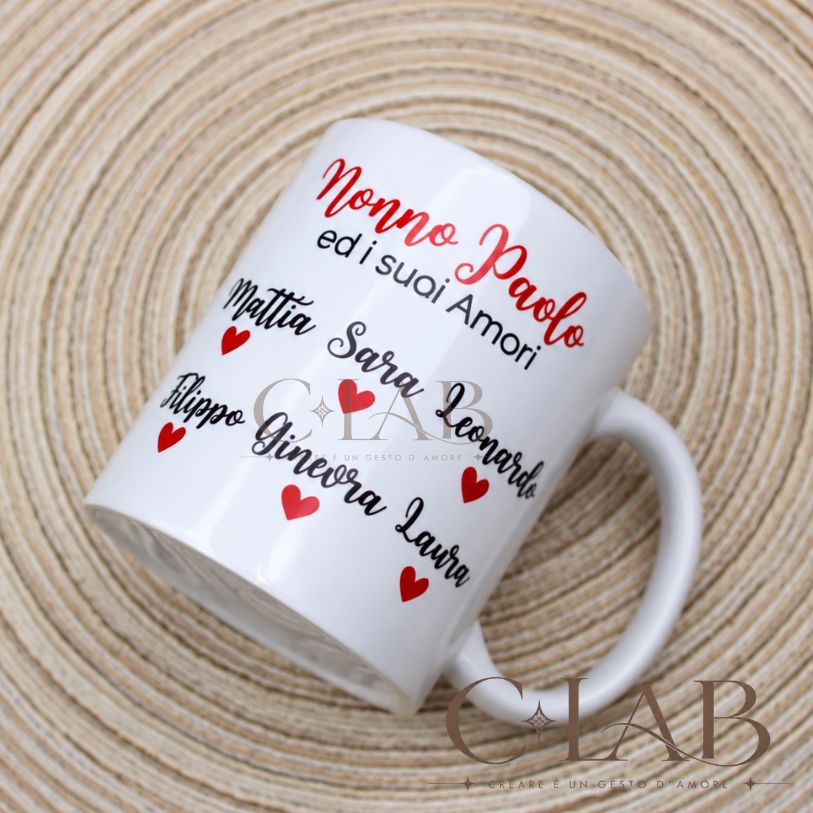 Tazza personalizzata amori dei nonni