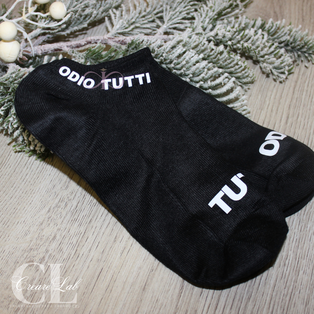 Calzini personalizzati Odio Tutti