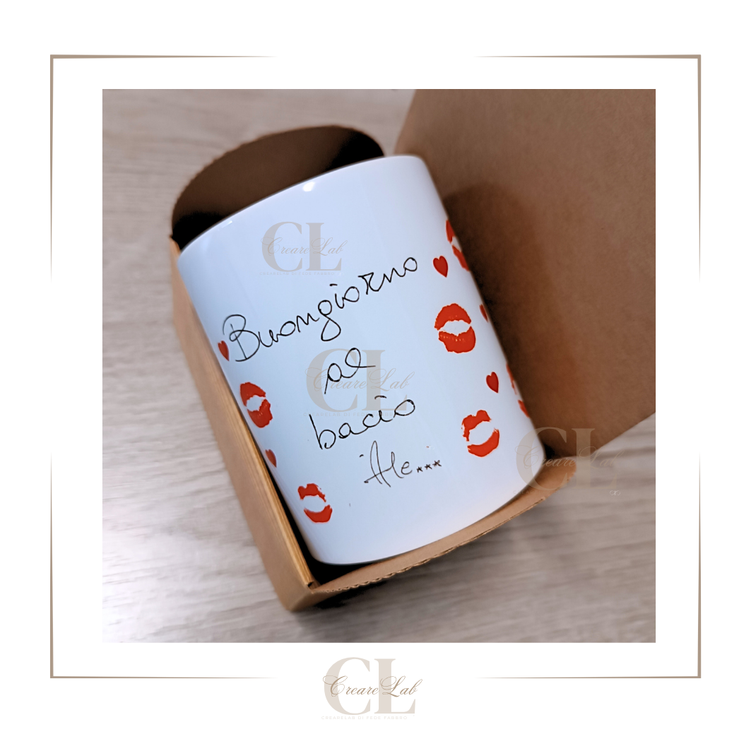 Tazza "Buongiorno al bacio"